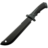 Tactical Slate Survival Machete | Stainless Sawback Blade CN211558