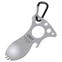CRKT Titanium Eat'N Tool | 4" 5-In-1 Multi Tool, 3CR13 Steel, CR9100TI