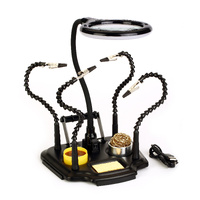 Extac LED Magnifying Lamp with Helping Hands