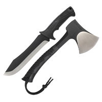Schrade Hatchet and Machete Combo Set | 3Cr13 Stainless Steel, SCHCOM6CP