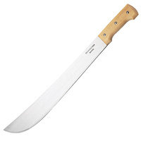 Tramontina Wood Latin Machete | 23" Overall, Carbon Steel, Hardwood Handle, TT1018