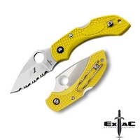 Spyderco Dragonfly 2 Salt Yellow H1 - Serrated Blade