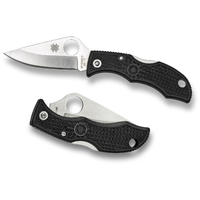 Spyderco Ladybug 3 Black Folding Knife | 4.3" Overall,  VG-10 Stainless Steel, YSLBKP3