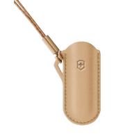 Victorinox Classic Leather Pouch (2)- Wet Sand Beige 05722