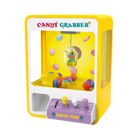 Mini Arcade Claw Machine - Yellow